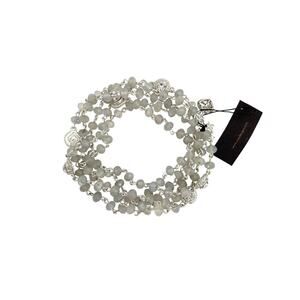 Virgins Saints & Angels Silver-Tone Beaded Layered Necklace